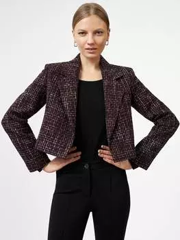 Укороченный жакет из твида