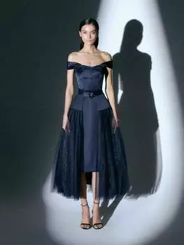 Вечернее платье со съемной юбкой