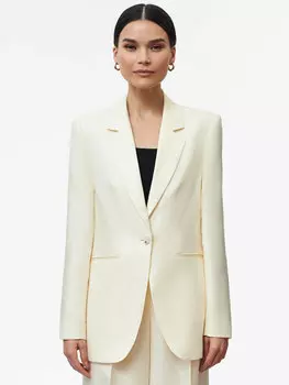 Жакет из смесового льна