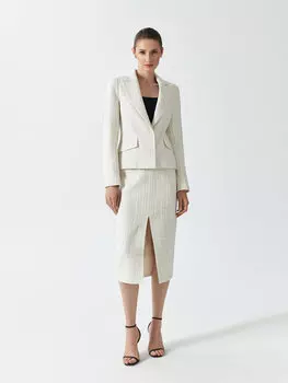 Жакет из твида в винтажном стиле