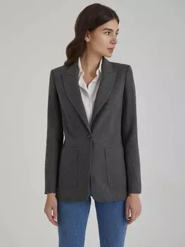 Жакет с накладными карманами