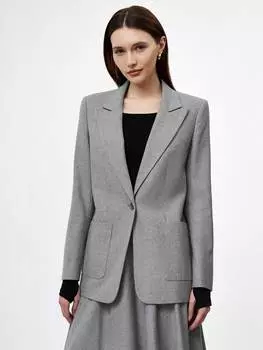 Жакет с накладными карманами