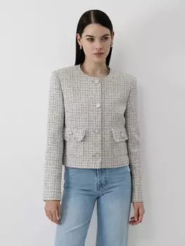 Жакет твидовый