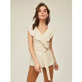 Блуза с воланами