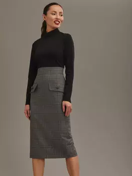 Комбинированное платье