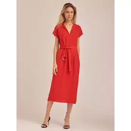 Платье с поясом