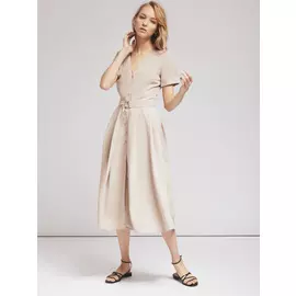 Платье с V-образным вырезом