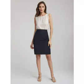 РџСЂСЏРјР°СЏ СЋР±РєР° РёР· РєРѕСЃС‚СЋРјРЅРѕР№ С€РµСЂСЃС‚Рё