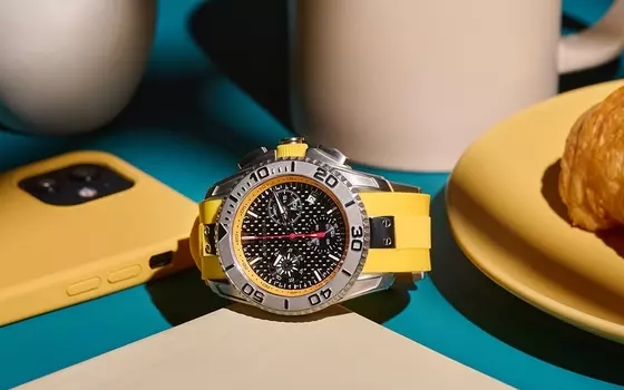 Energy Z60 44 мм кварц хронограф титан