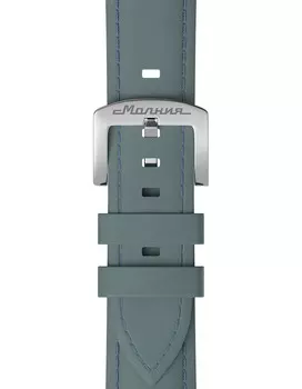 Кожа нубук, голубой, система быстрой замены, пряжка-бакля