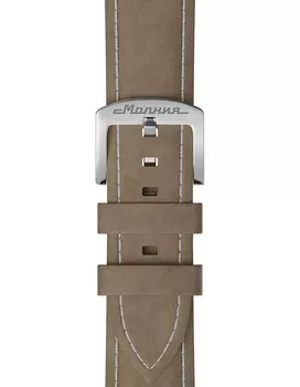 Кожа нубук, светло-бежевый, система быстрой замены, белая отстрочка