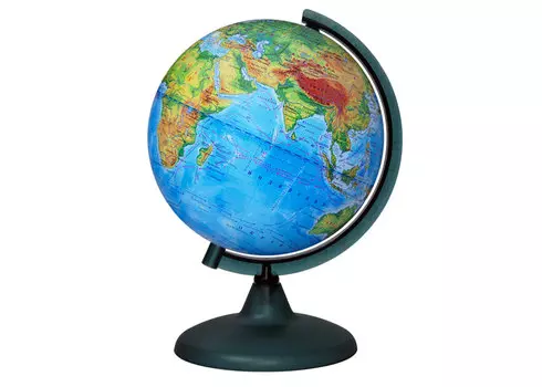 Глобус физический диаметром 210 мм