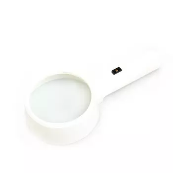 Лупа на ручке Veber 2x, 110 мм, с подсветкой (8078-2)