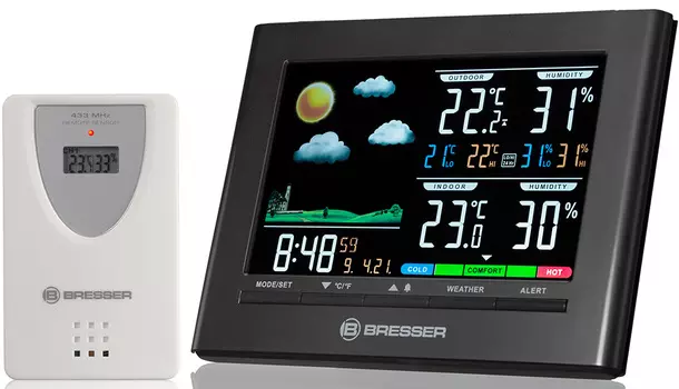 Метеостанция Bresser (Брессер) Neomeo с цветным дисплеем