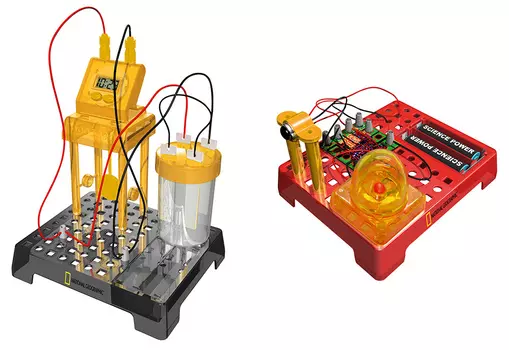 Набор для экспериментов Bresser (Брессер) National Geographic «Гальванический элемент и Волшебная лампа»