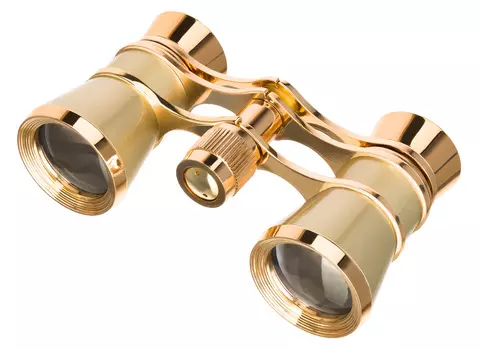 Театральный бинокль Levenhuk (Левенгук) Broadway 325B, золотистый