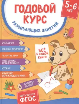Годовой курс развивающих занятий. Для детей 5–6 лет