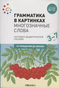 Грамматика в картинках. Многозначные слова. Наглядно-дидактическое пособие