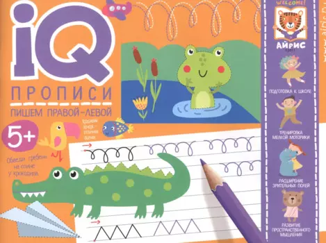 IQ-прописи. Пишем правой-левой. Прописи для двух рук