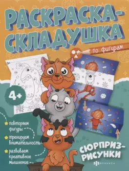 Раскраска-складушка. Сюрприз-рисунки