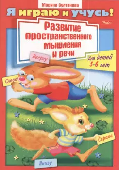 Развитие пространственного мышления и речи. Для детей 5-6 лет. Раскраска