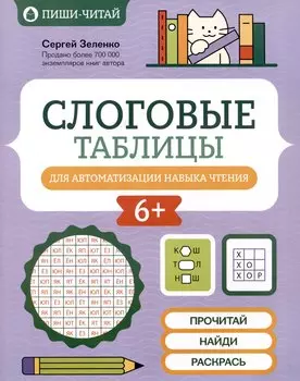 Слоговые таблицы для автоматизации навыка чтения