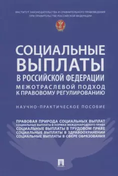 Социальные выплаты в Российской Федерации: межотраслевой подход к правовому регулированию. Научно-практическое пособие