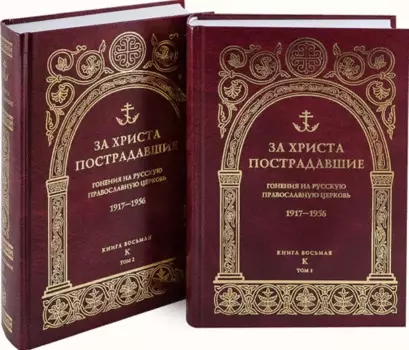За Христа пострадавшие: Гонения на Русскую Православную Церковь 1917-1956. Книга восьмая "К" (комплект из 2 книг)