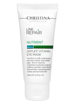 Line Repair Nutrient Depuff Vitamin Eye Mask - Восстанавливающая противоотечная маска для кожи вокруг глаз, 60 мл