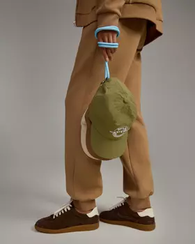 Бейсболка из нейлона, хаки