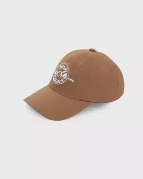 Бейсболка из нейлона, коричневый