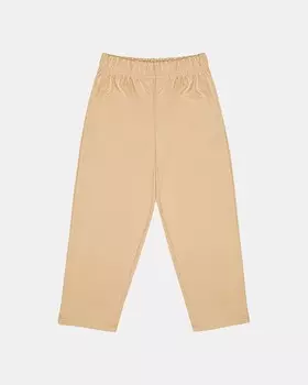 Детские брюки Unisex из хлопка, бежевый