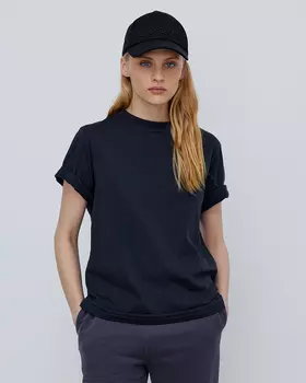 Футболка Classis fit из хлопка, графитовый