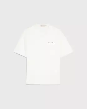 Хлопковая футболка оверсайз Unisex, белый