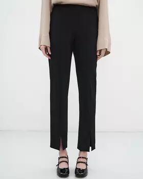 Леггинсы с разрезами, чёрный