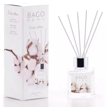 Ароматический мини-диффузор 50 мл BAGO home Свежий хлопок