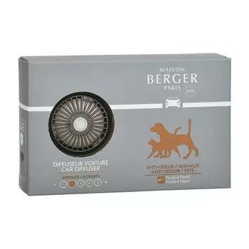 Автодиффузор-клипса Maison Berger Против запахов животных