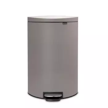 Бак мусорный 40 л Brabantia FlatBack+ минерально-серый