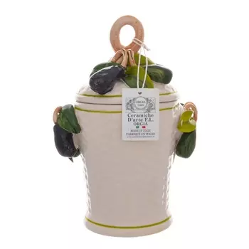 Банка для сыпучих продуктов с крышкой 21 см Orgia Оливки