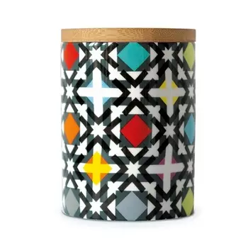 Банка фарфоровая с бамбуковой крышкой 275 мл Remember Holy