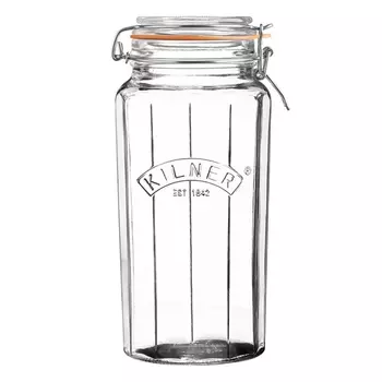 Банка гранёная 1,8 л Kilner Clip Top