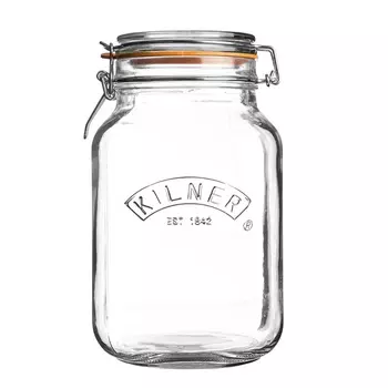 Банка квадратная 2 л Kilner Clip Top