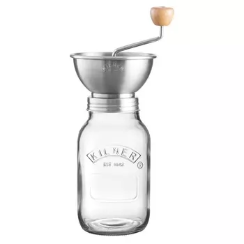 Банка с ручной мельницей для приготовления соуса Kilner