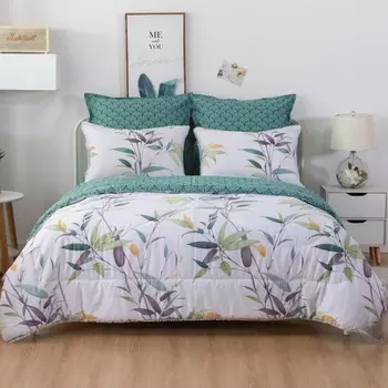 Комплект полутораспальный Sofi de Marko Бернадетт №28 зелёный