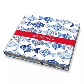 Блокнот с ручкой 11 х 9,6 см Remember Fish
