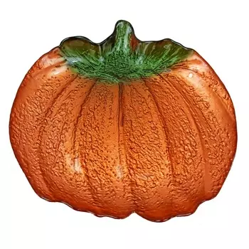 Блюдо 21 см Akcam Волшебная тыква серебристый