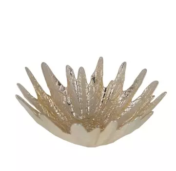 Блюдо 22 см Akcam Ледяной цветок золото