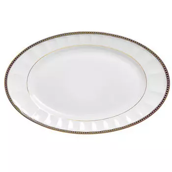 Блюдо 38 х 23,5 см Wallendorfer Soren Gold