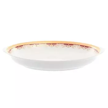 Блюдо для хлеба 34 см Thun Кристина красная лилия