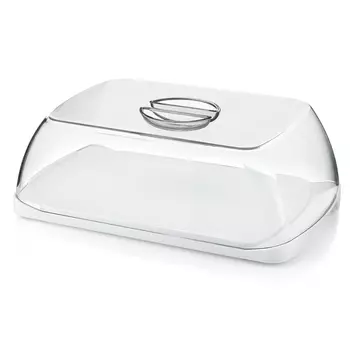 Блюдо для сыра с крышкой Guzzini Forme Casa белое